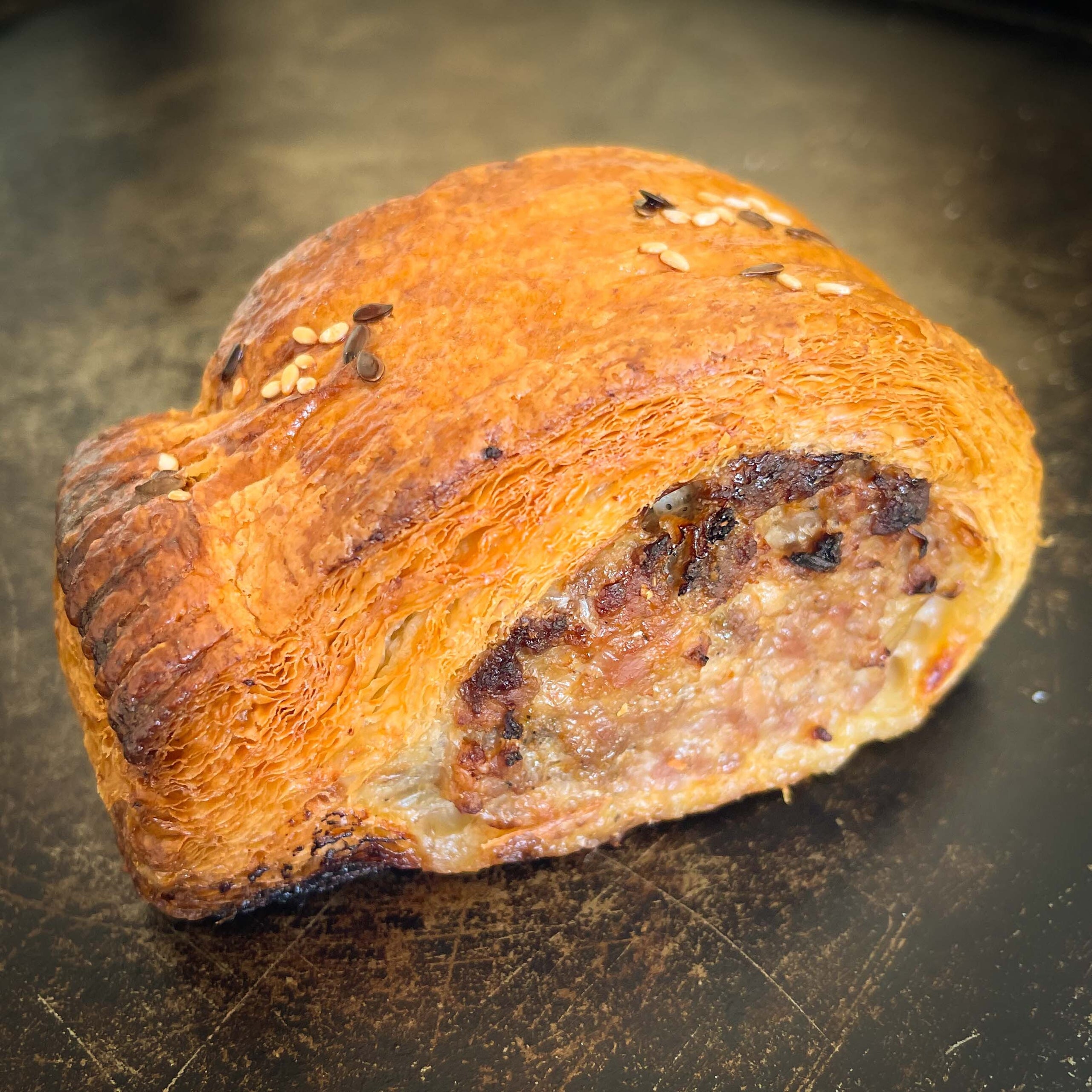 Pork fennel sausage roll sunshine coast sourdough co